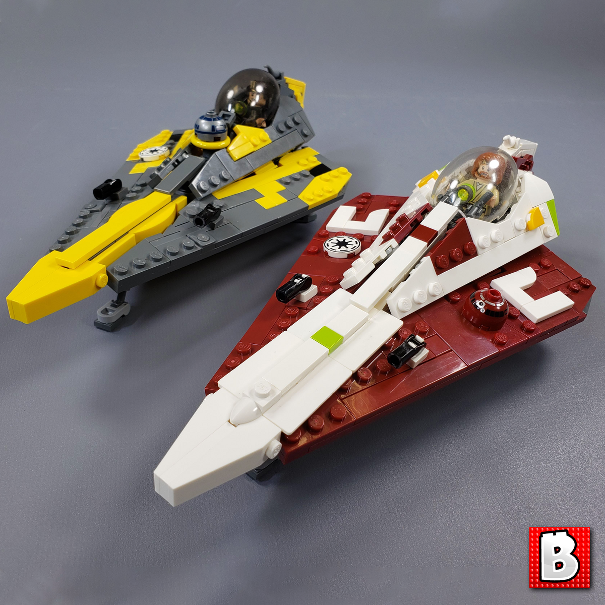 Jedi Starfighter - Minifig Scale — Brick Vault
