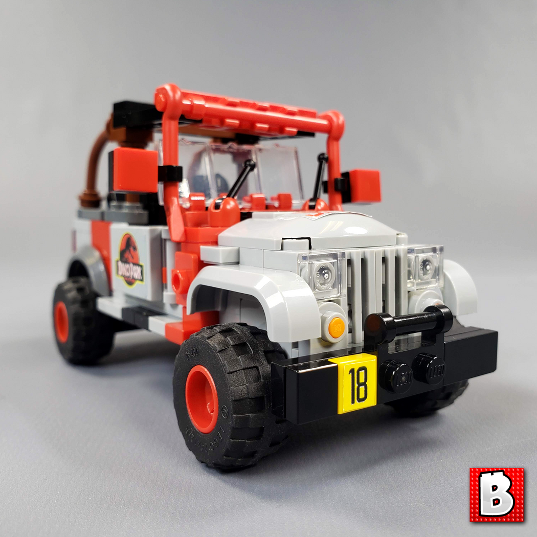 Jurassic Park Jeep and Explorer - Minifig Scale — Brick Vault