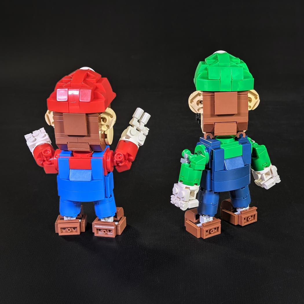 Mario Bundle 1 - Mario, Luigi, Peachette, Nabbit, and Toads— Brick Vault