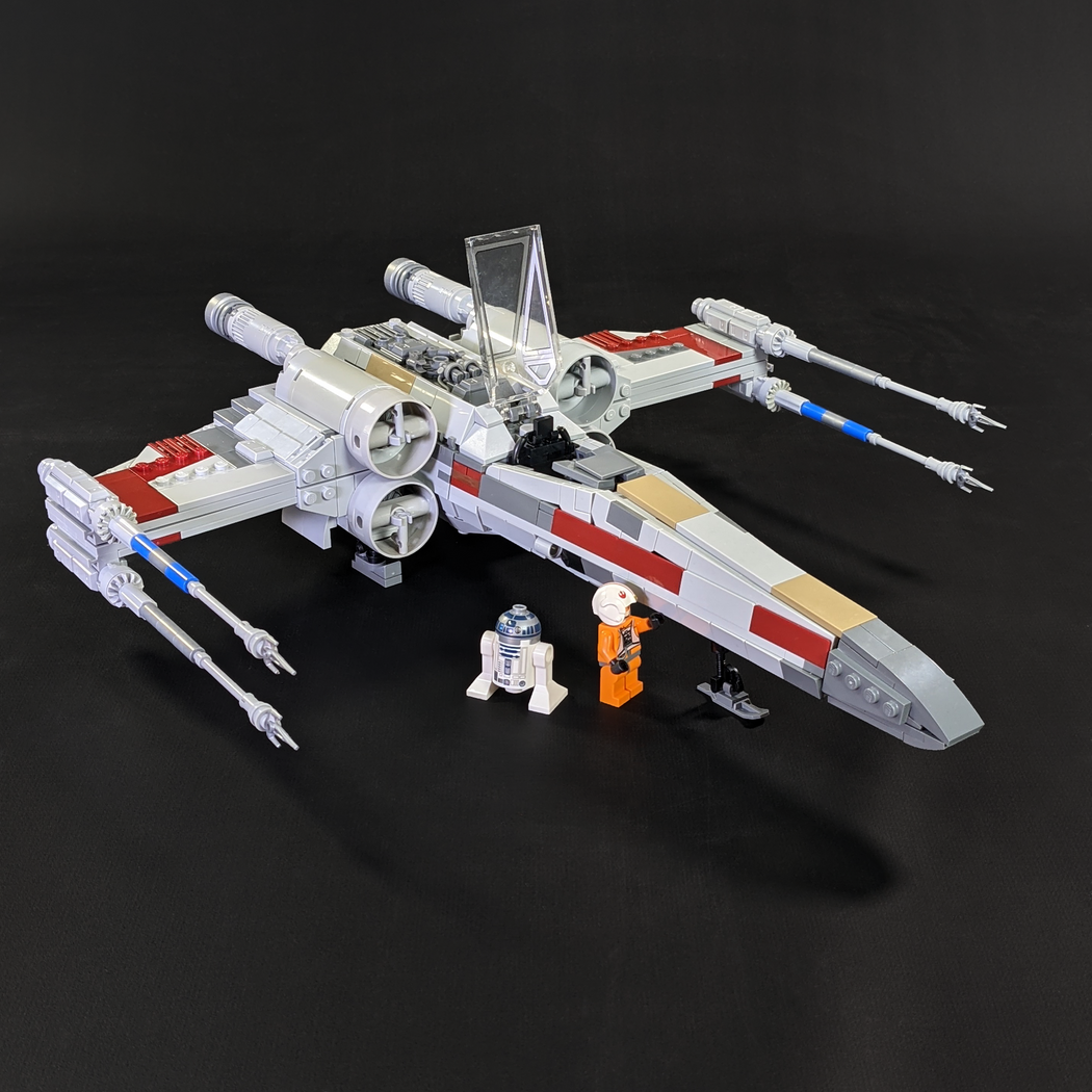 X-wing T-65 Starfighter - Minifig Scale — Brick Vault