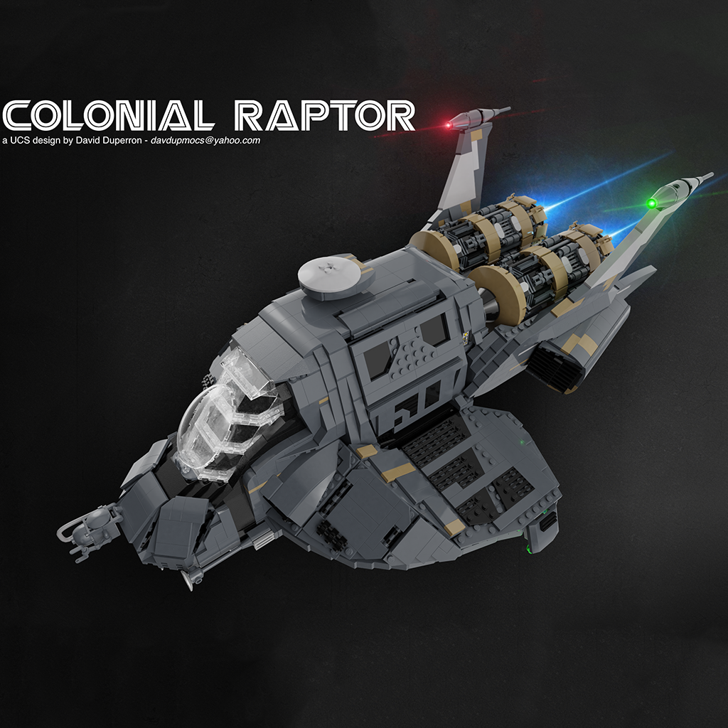 UCCS Colonial Raptor - Battlestar Galactica— Brick Vault