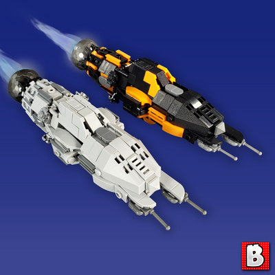 The Expanse - Rocinante and Razorback - Micro Scale — Brick Vault